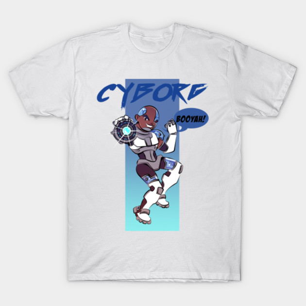 That Blue Cyborg T-Shirt-TOZ